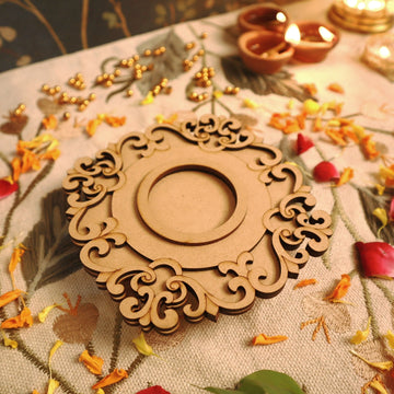 Ornate Squircle Tea Light Candle Holder A